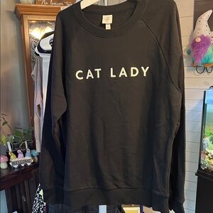 Black Cat Lady Sweater